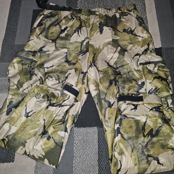 Nike Tech Pack Repel Tech Lined Woven Cargo Pants Camo XL - Picture 3 of 7